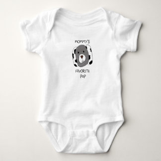 Body "Le T-shirt bébé préféré de Maman pour son toutou"