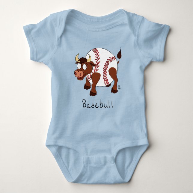 Body Le T-shirt de l'enfant en maillot de bain de baseb (Devant)