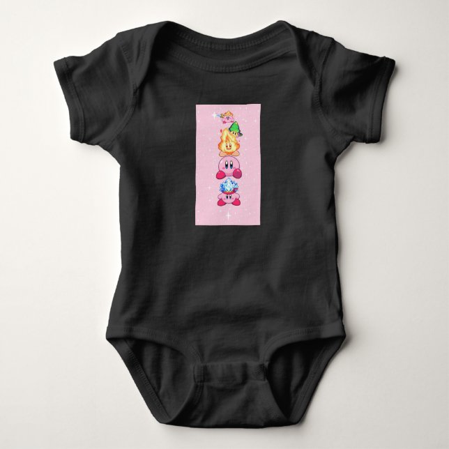 Body Le T-shirt Kirby pour bébé design (Devant)