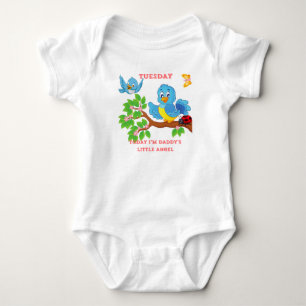 Body Le T-shirt Little Angel de papa mardi