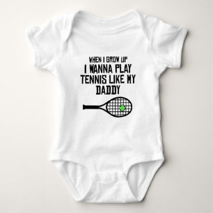 Body Le tennis de jeu aiment mon papa