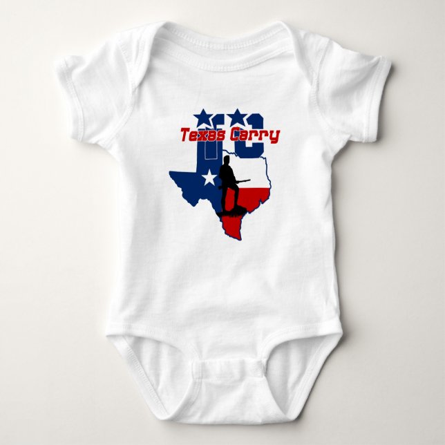 Body Le Texas portent la combinaison de bébé (Devant)