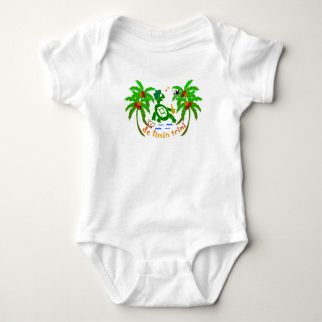 Body Le Trinidad, Tobago, T-shirt, limin, la Caraïbe, (Devant)