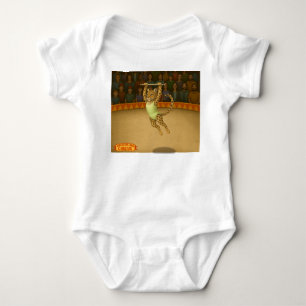 Body Lena artiste de trapèze léopard