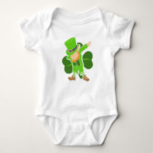 Body Leprechaun Dab Danse Jour de la Saint Patrick Baby