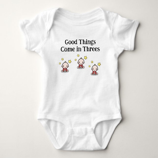Body Les Bonnes Choses Arrivent En Trois, Triplet Babie (Devant)