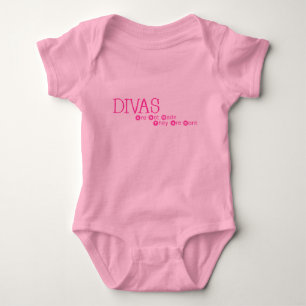 Body Les Divas Ne Sont Pas Faits Ils Sont Nés T-Shirt