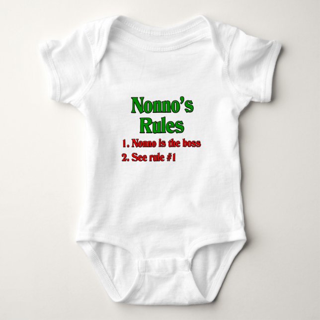 Body Les règles de Nonno (grand-père italien) (Devant)