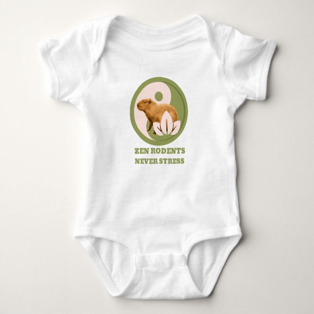 Body Les rongeurs Zen ne stressent jamais Capybara (Devant)