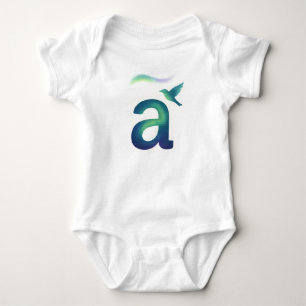 Body Lettre A personnalisable Aurore boréale Oiseau Col