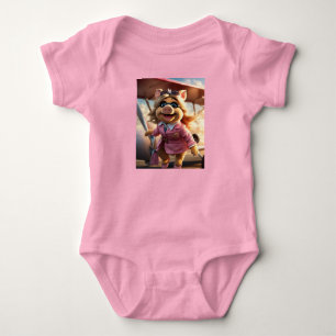 Body L'évasion volante de Miss Piggy - 8K Art Tee