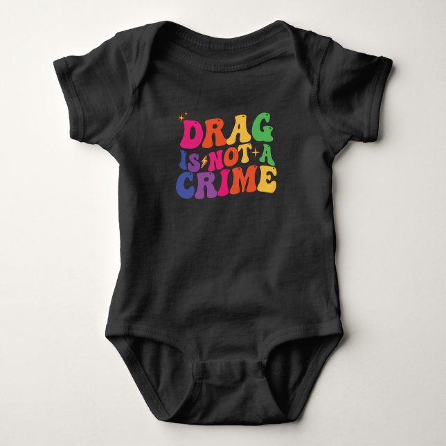 Body LGBT Pride DRAG N'EST PAS UN SOUTIEN CRITIQUE (Devant)