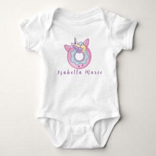 Body Licorne Nom Personnalisé Mignon Moderne