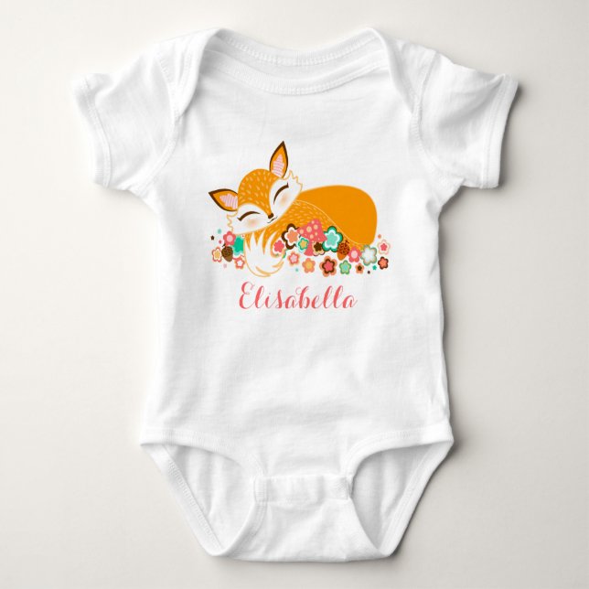 Body Lil Foxie CUB - Fox mignon de bébé (Devant)