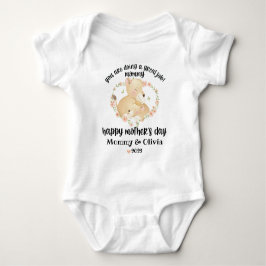 Body Lioness and Cub Personnalisé Joyeuse Fête des Mère