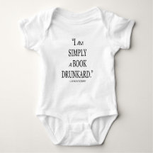 Literary Baby Book Drunkard Reader