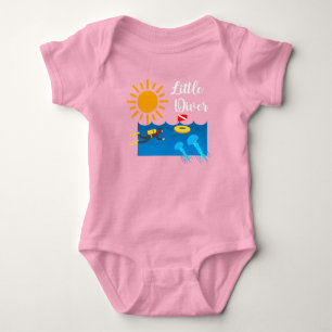 Body Little Diver avec Jelly Fish - Baby Jersey Bodysui