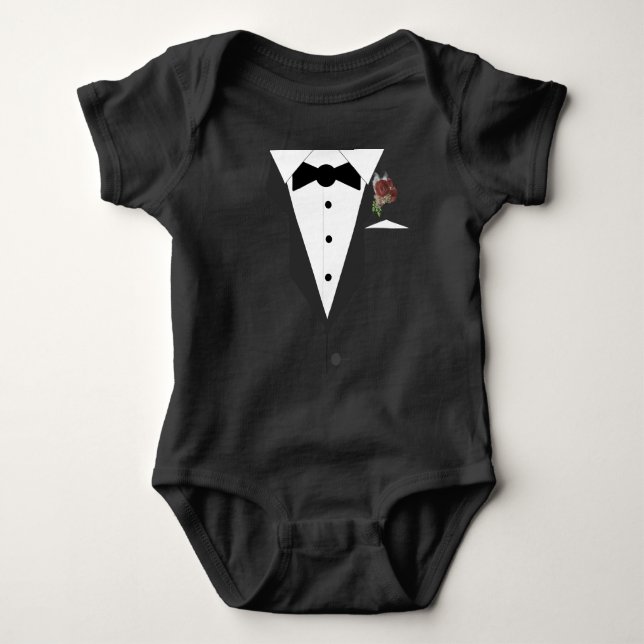 Body Little Man Tuxedo  (Devant)