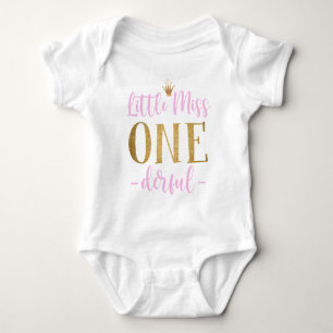 Body Little Miss One Derful 1er Anniversaire Bébé Bodys