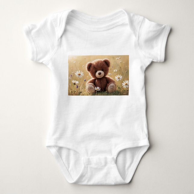 Body Little One - Jolie Teddy Bear Design pour bébés (Devant)