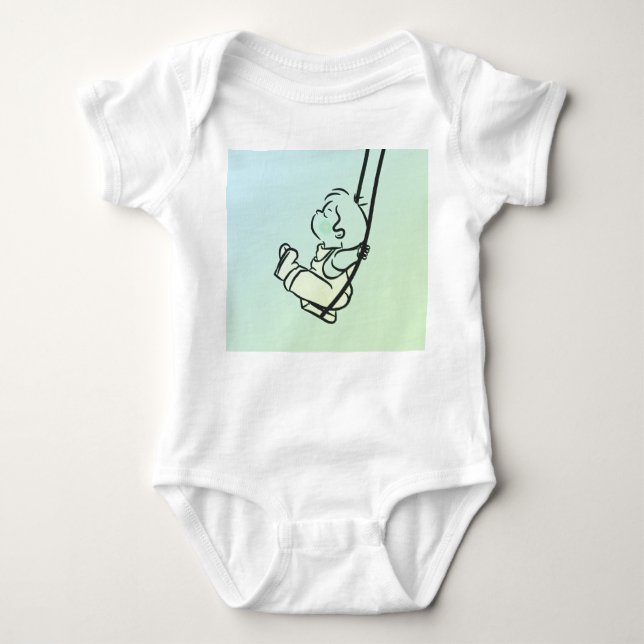 Body Little Swinger - Adorable Bodysuit bébé" (Devant)