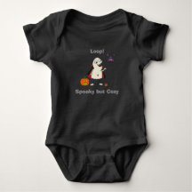 Little Vampire Big Appetite Baby Ghost Bodysuit