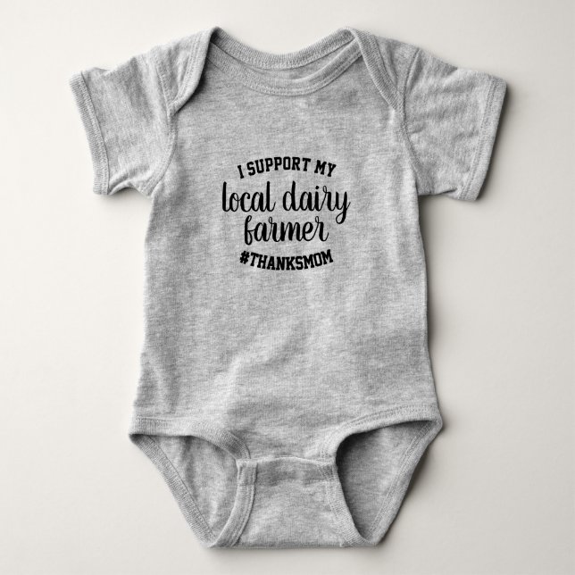 Body "Local Dairy Farmer" Bodysuit bébé allaitant (Devant)