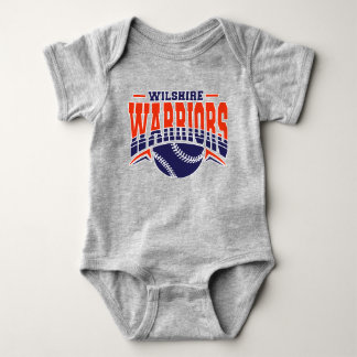 Body Logo de base-ball de la marine Wilshire Warriors