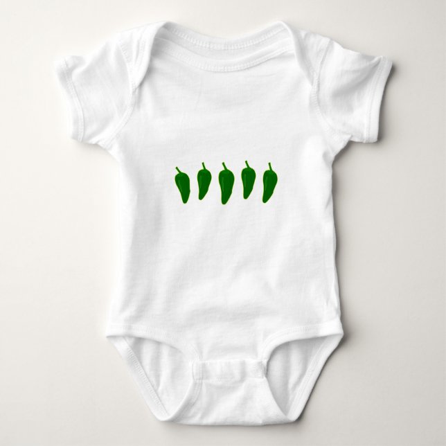 Body Logo de poivrons de Jalapeno (petit piment vert) (Devant)