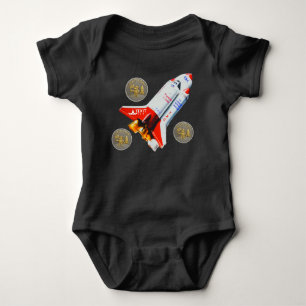 Body Logo officiel TexitCoin Baby sur T-Shirt Gris Fonc