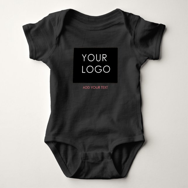 Body Logo personnalisé Entreprise Noir (Devant)