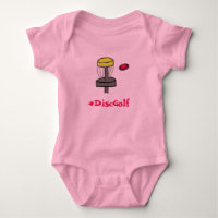 L'onsie de bébé de #DiscGolf