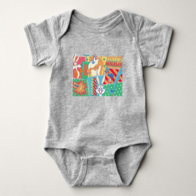 Body LOONEY TUNES™ | Joyeux Motif de vacances (Devant)