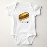 Louisiane crevettes Po'Boy New Orleans Sandwich Fo
