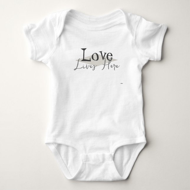 Body Love Lives Here T-shirt bébé HAMbyWG (Devant)