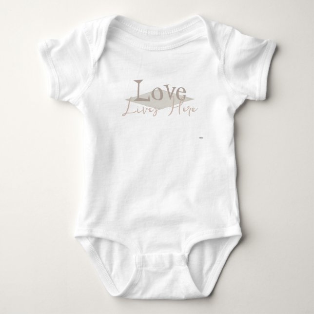 Body Love Lives Here T-shirt bébé HAMbyWG (Devant)