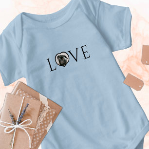 Body Love, O est une photo de coeur personnalisée White