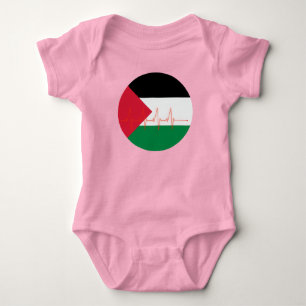 Body Love Palestine Heart Pulse (Love Palestine Heart P