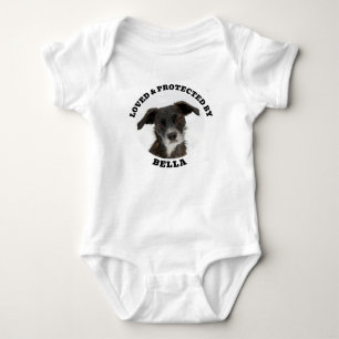 Body Loved & Protected By Letter Print Pet Photo