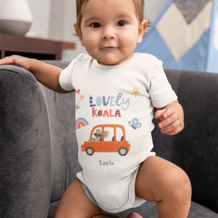 Body Lovely Koala Little Girl Prénom mignon animal