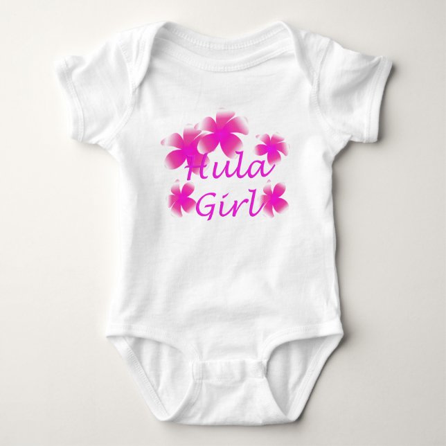 Body Luau Hula Girl Floral Infants Creeper (Devant)