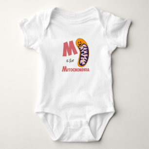 Body M est pour la conception mignonne de biologie de