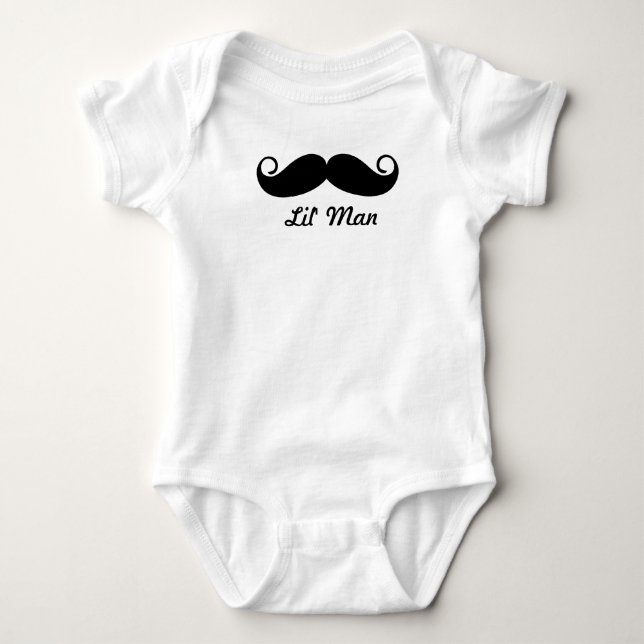Body M. Mustache Hipster Motif (Devant)