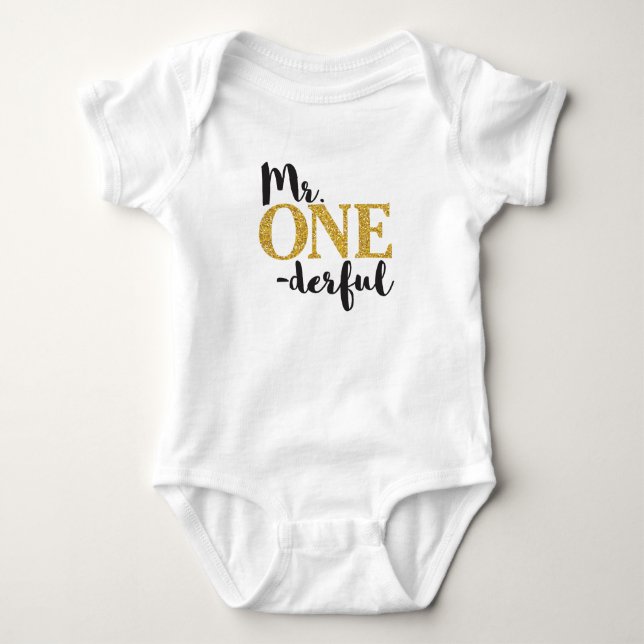 Body M. ONEderful Baby Jersey Bodysuit (Devant)