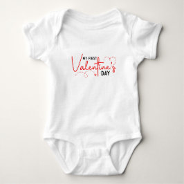 Body Ma 1ère chemise de bébé pour la Saint-Valentin