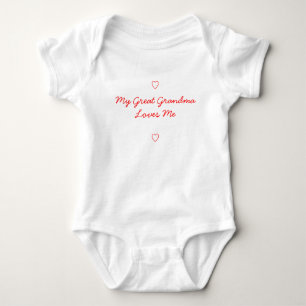 Body Ma grande grand-maman m'aime chemise