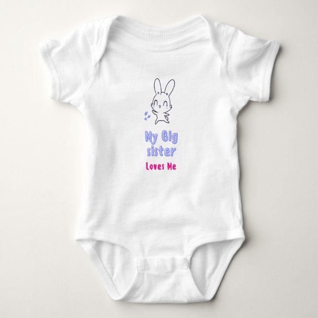Body Ma Grande Soeur M'Aime Bodysuit (Devant)