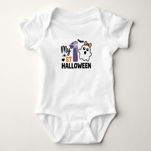 Body Ma première Halloween Bébé Fantôme Fille Mignonne