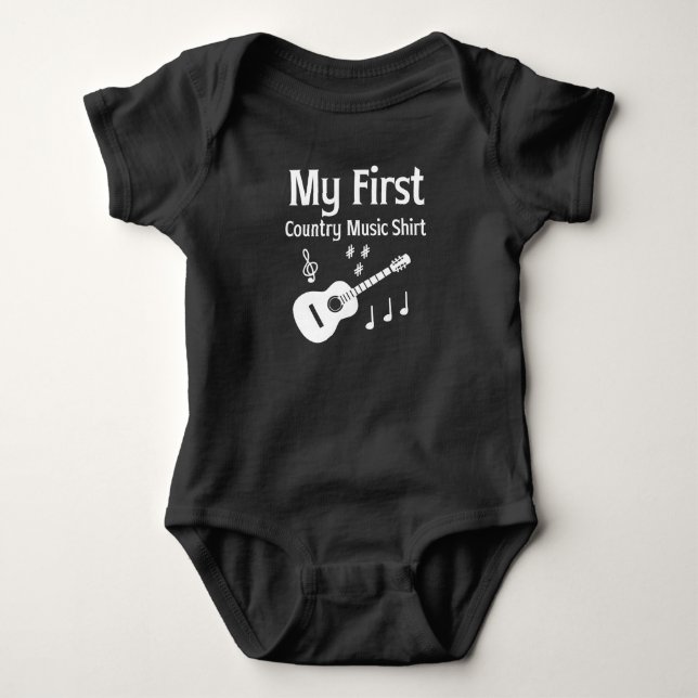 Body Ma première musique country maillot bébé (Devant)
