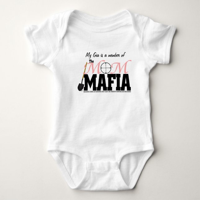 Body Mafia de maman plante grimpante infantile de "ma (Devant)